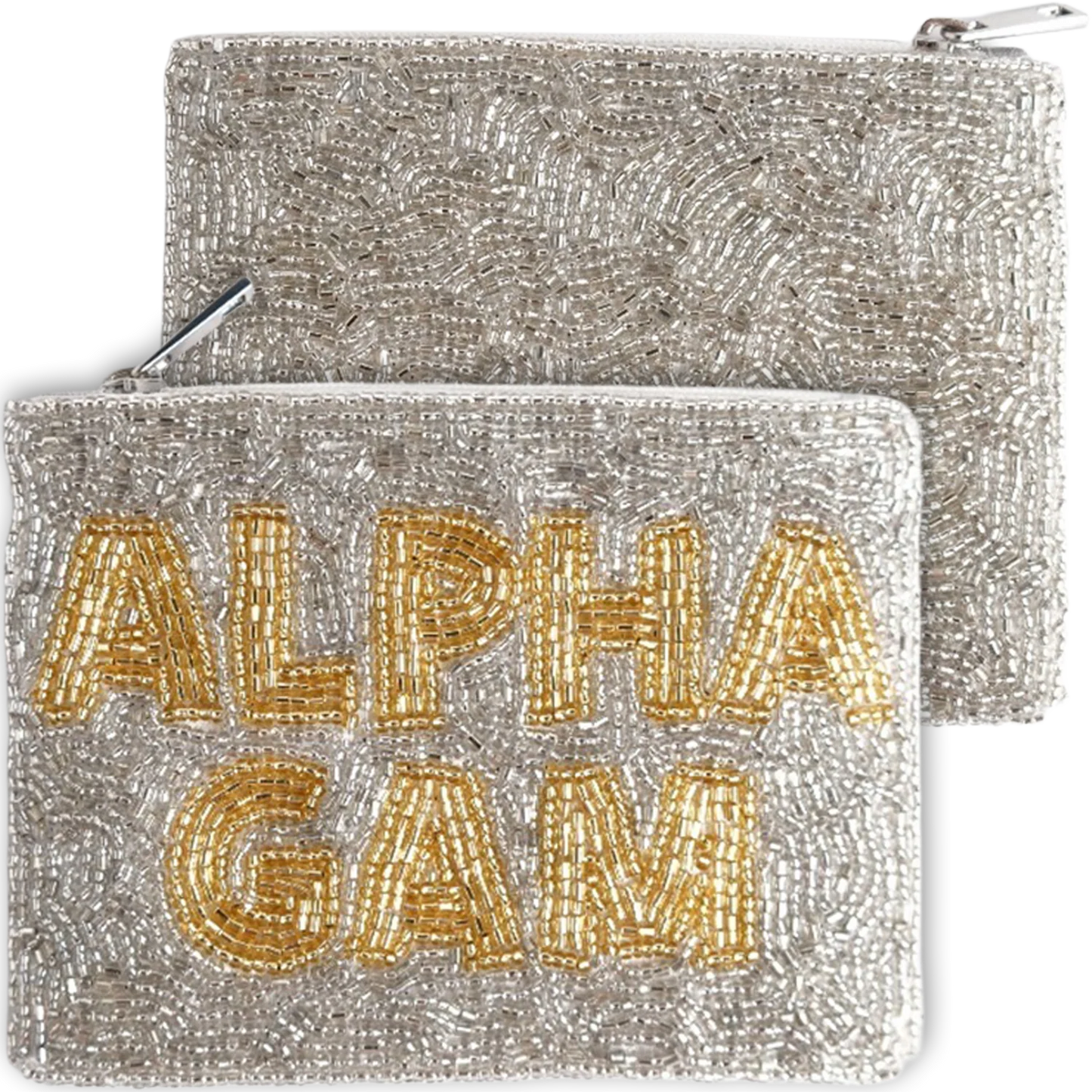Alpha Gamma Delta | Beaded Coin Purse